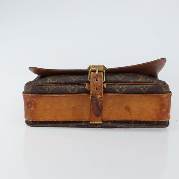 Authentic LOUIS VUITTON Monogram Cartouchiere GM Shoulder Bag M51252 LV - Picture 13 of 16